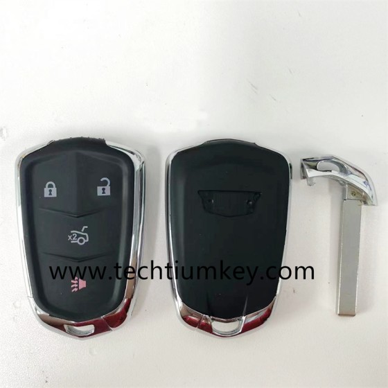 4 botão shell chave remota para Cadillac