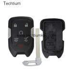 5+1 tombol remote key shell untuk Cadillac