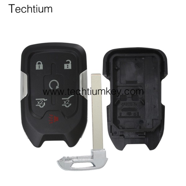 5+1 tombol remote key shell untuk Cadillac