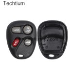 No battery place 4 button remote key shell for Cadillac