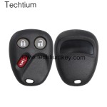 No battery place 3 button remote key shell for Cadillac