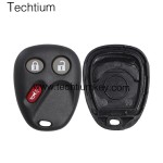 No battery place 3 button remote key shell for Cadillac