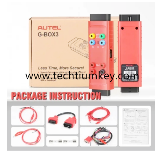 Autel MaxiIM G-BOX 3 Adapter For Autel &nbsp;MaxiM IM608Pro, IM608, and IM508(with an additional purchase of XP400)  Read/Write for EDC17, MEx17, MD1, and MG1 CUs and supports on-vehicle and on-bench Fast Mode in Mercedes-Benz All Keys Lost scenario.