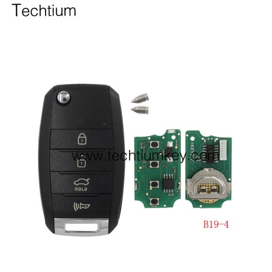 B19 3+1 button KEYDIY KD Remote