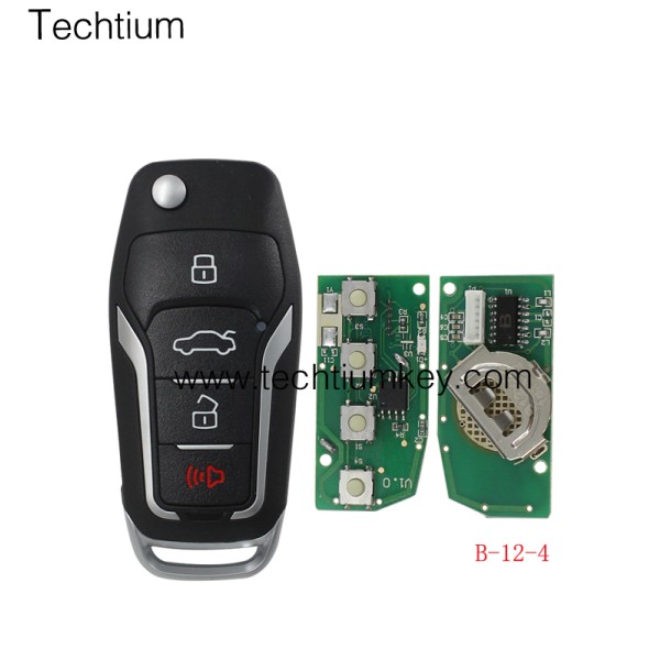 Tombol  B12 3+1 Remote KEYDIY KD