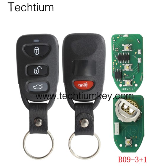 B09-3+1 button KEYDIY KD Remote