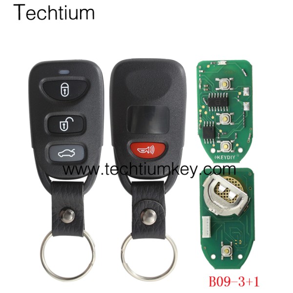 B09-3+1 button KEYDIY KD Remote