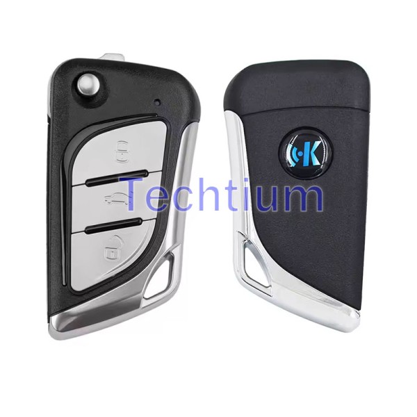 Controle remoto KEYDIY KD com botões NB30-3 Metal