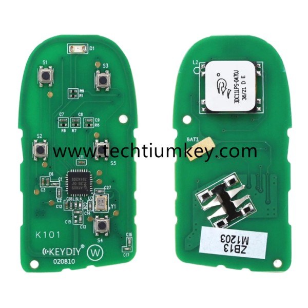 Controle remoto KEYDIY KD com botões ZB13 4