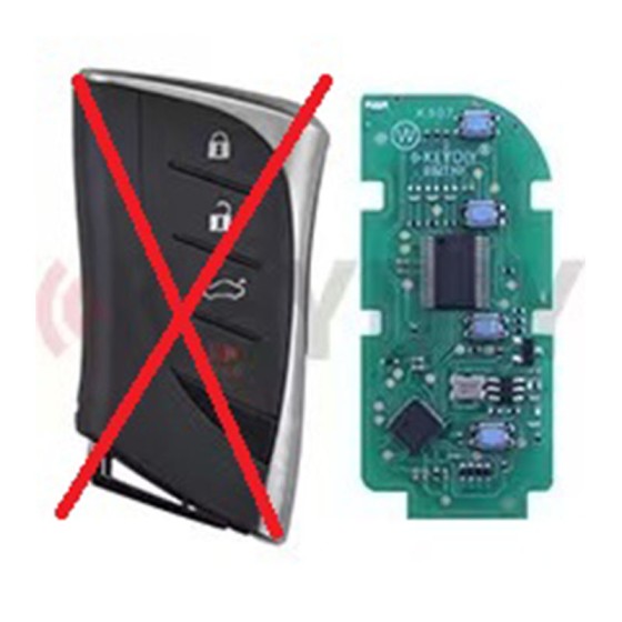 TDB02 button KEYDIY KD Remote