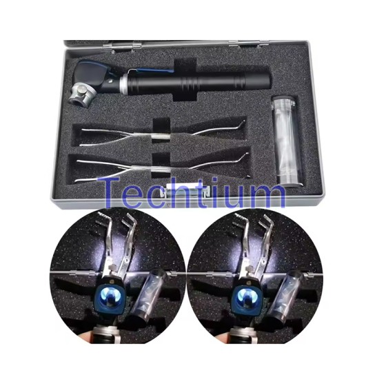 KLOM Auto Key Lock Cylinder Magnifier, Scope, Multipurpose Decoder Eagle Eye Zoom with Light  To Light Up Lock Inside  Locksmith Car Tools