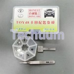 TOY48 Toyota Key Model,used for adjust key when cutting the blade