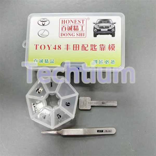 TOY48 Toyota Key Model,used for adjust key when cutting the blade