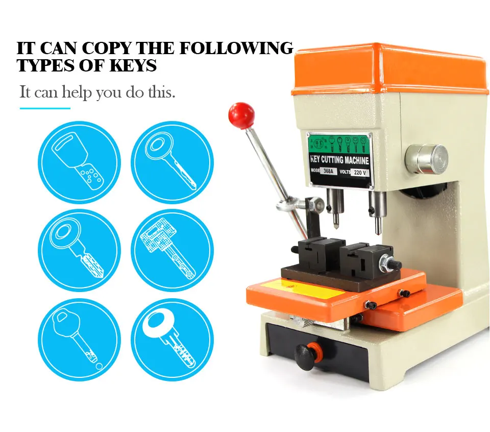 DEFU-368A key cutting machine 220V